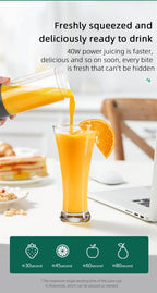 10-Blade Wireless Portable Juicer Cup – 450ml with Digital Display