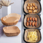 Air Fryer Parchment Paper Liners – Non-Stick, Oil-Proof & Heat-Resistant