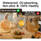 Air Fryer Parchment Paper Liners (Round) – Non-Stick, Disposable Baking Sheets