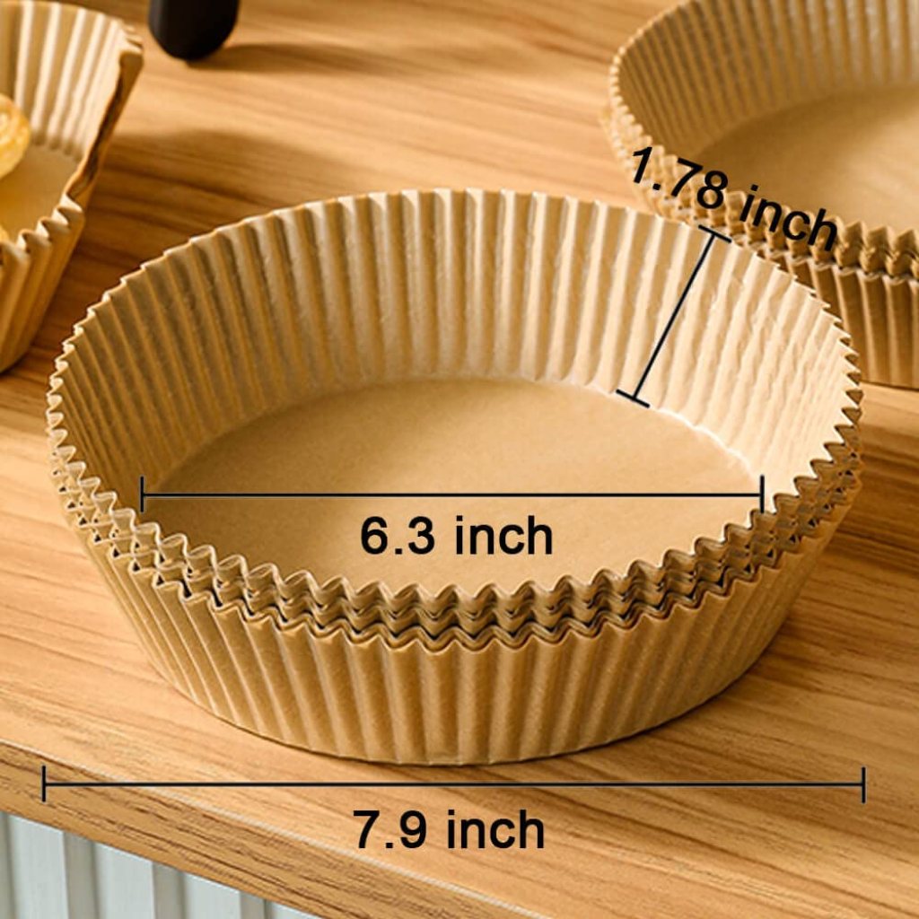 Air Fryer Parchment Paper Liners – Non-Stick, Oil-Proof & Heat-Resistant