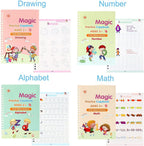 Magic Reusable Handwriting Copybook for Kids – Calligraphy Practice Set