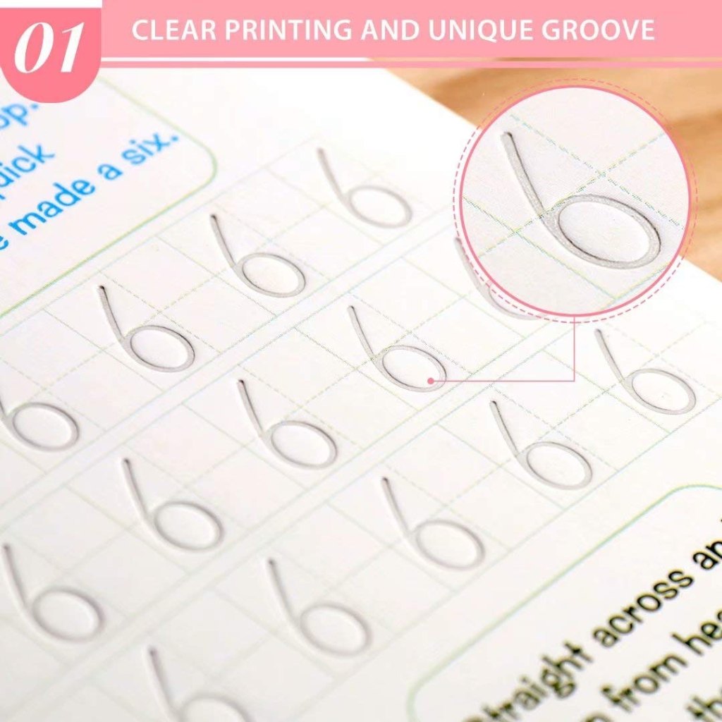Magic Reusable Handwriting Copybook for Kids – Calligraphy Practice Set