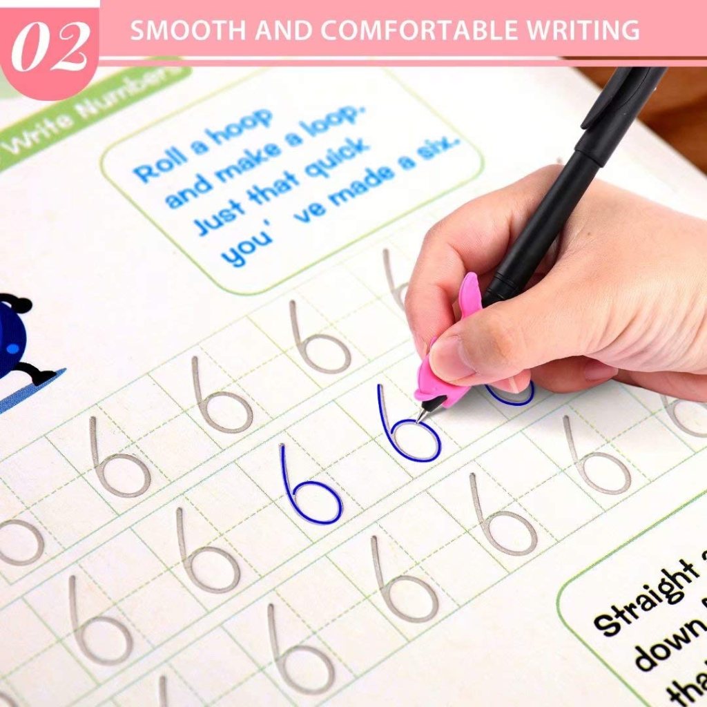 Magic Reusable Handwriting Copybook for Kids – Calligraphy Practice Set