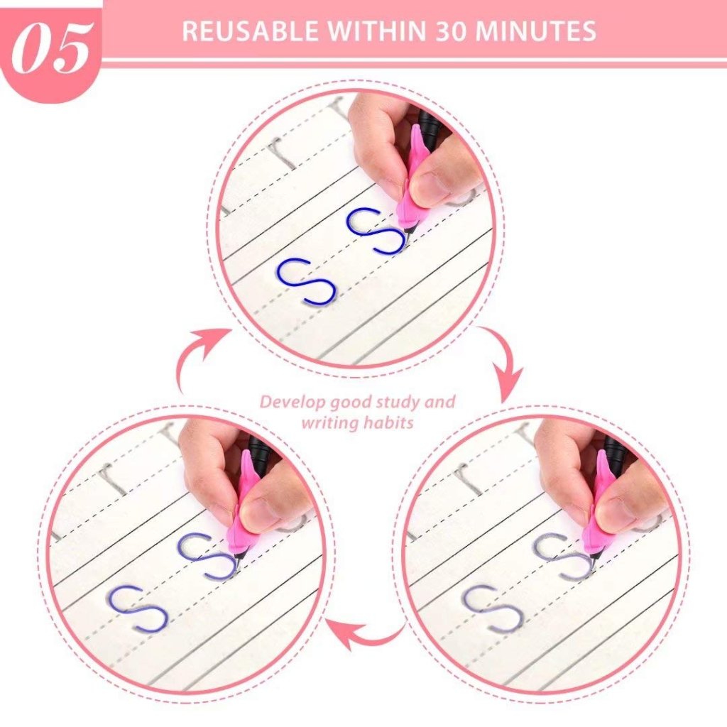 Magic Reusable Handwriting Copybook for Kids – Calligraphy Practice Set