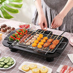 Electric BBQ Grill – Smokeless Indoor & Outdoor Barbecue for Home