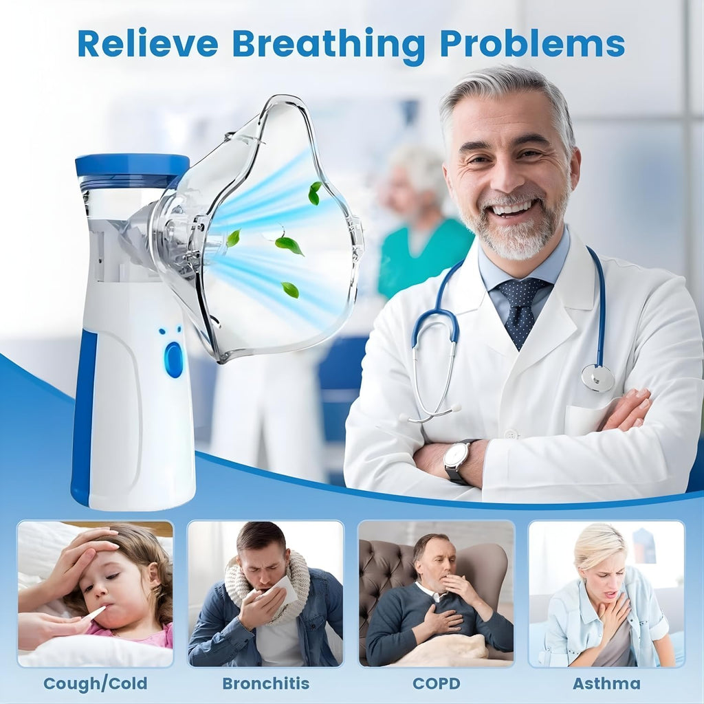 Portable Mesh Nebulizer (Powered by AccuTrust Technology)