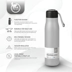 Stainless Steel Vacuum Insulated Water Bottle – 500ml Hot & Cold Flask