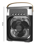Portable USB Mini Air Cooler Fan with LED Lights & Water Tank