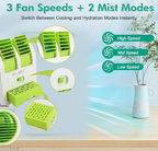Portable Mini Air Conditioner & Humidifier Fan – USB or Battery Powered
