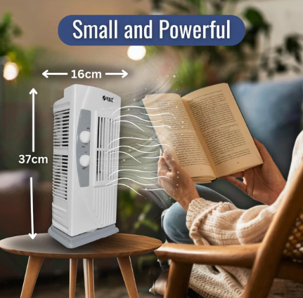 Portable Oscillating Fan – Quiet, Compact & Adjustable Speed