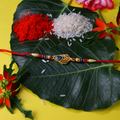 Peacock Rakhi – Handcrafted Beaded Raksha Bandhan Gift for Brother