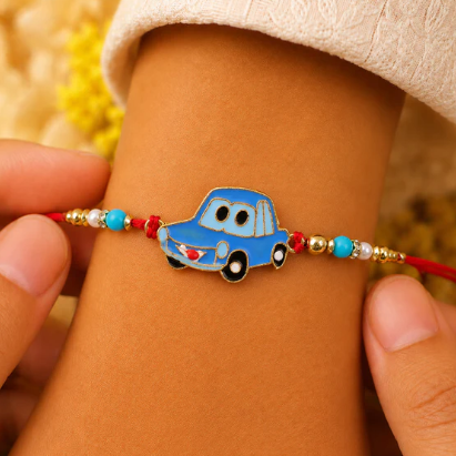 Kids Car Rakhi – Fun Raksha Bandhan Gift for Little Brothers Who Love Cars