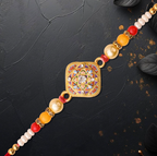 Mandala Rakhi – Handcrafted Square Design Raksha Bandhan Gift for Brother