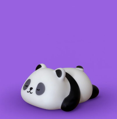 Panda LED Night Light – Cute Kids Bedside Lamp & Nursery Decor