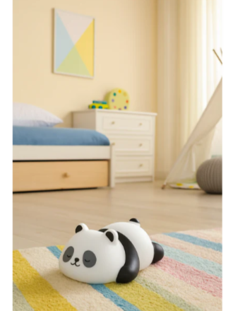 Panda LED Night Light – Cute Kids Bedside Lamp & Nursery Decor