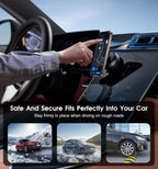Vacuum Magnetic Car Phone Holder – 360° Rotating Mount