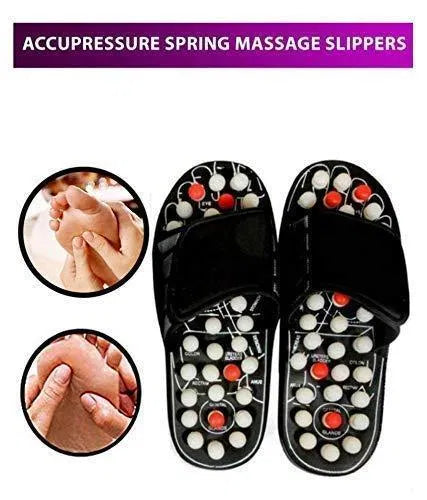 Spring Acupressure & Magnetic Therapy Massage Slippers (Padukas)
