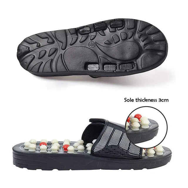 Spring Acupressure & Magnetic Therapy Massage Slippers (Padukas)