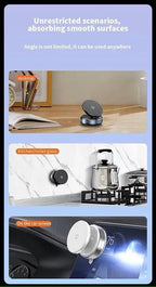 Magnetic Suction Phone Holder — 360° Rotating Universal Mount for Car, Office & Home