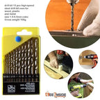 Ultimate High-Speed Steel Drill Bit Set (Multi-Material)