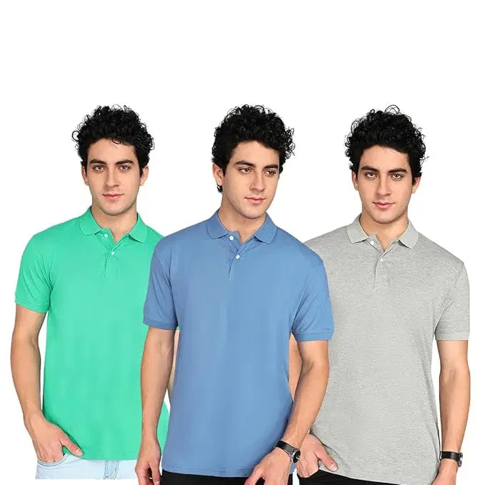 Men's Classic Polo Trio (Pack of 3)