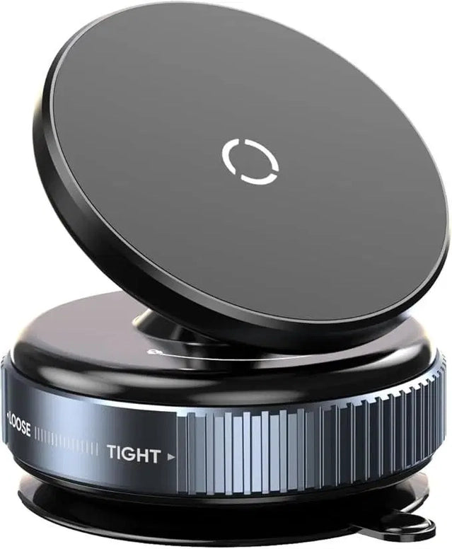 Magnetic Suction Phone Holder — 360° Rotating Universal Mount for Car, Office & Home
