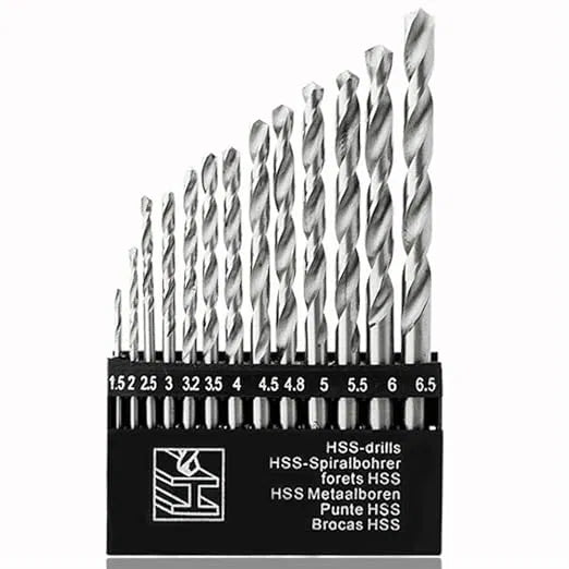 Ultimate High-Speed Steel Drill Bit Set (Multi-Material)